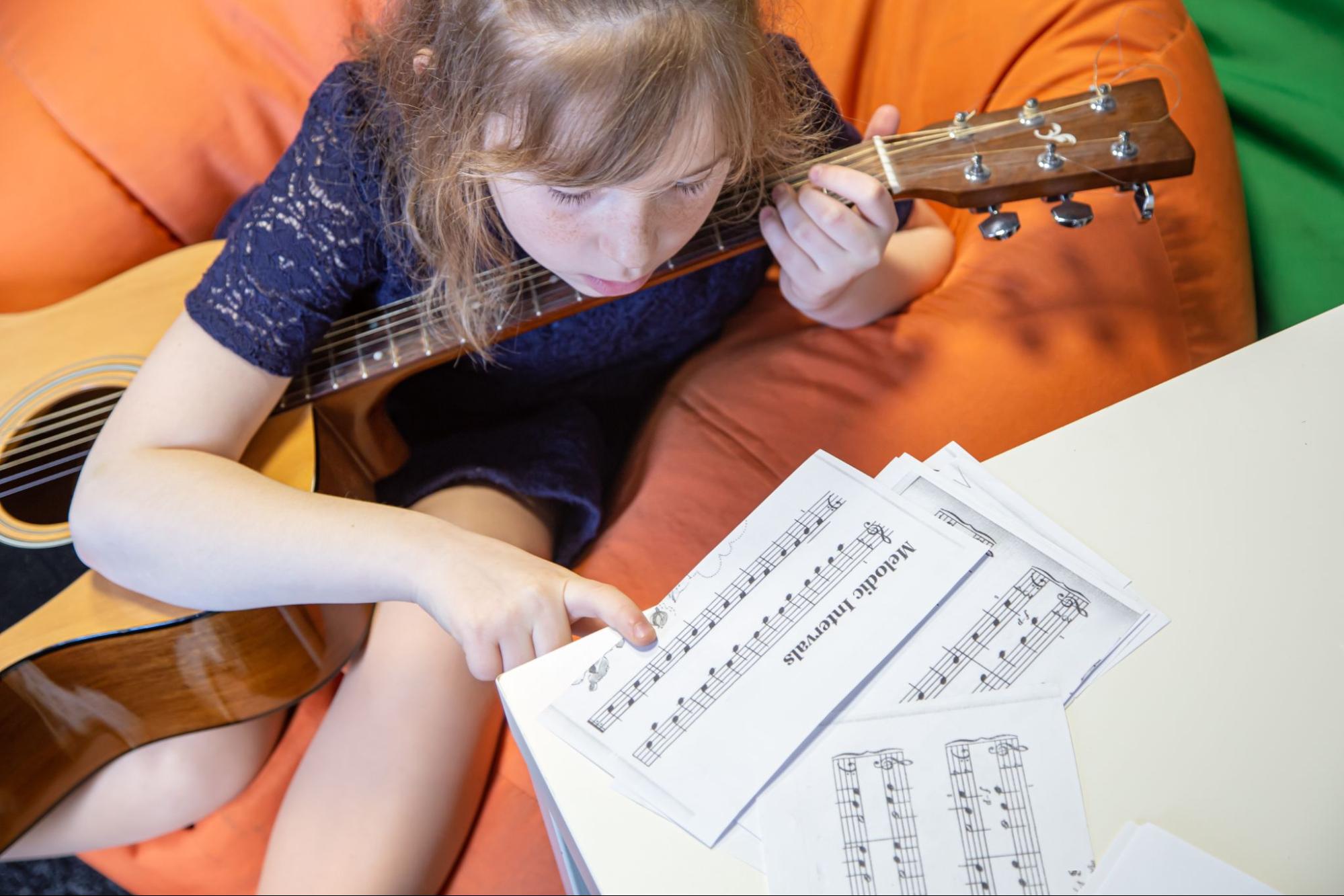 como leer partituras de guitarra